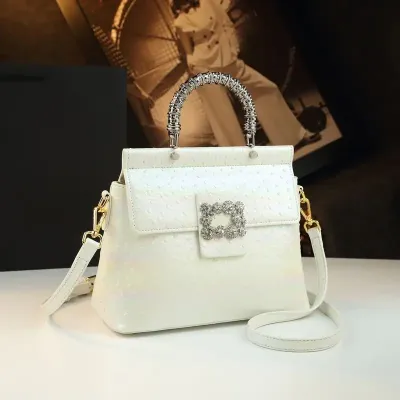 Women's Ostrich Pattern Handbag